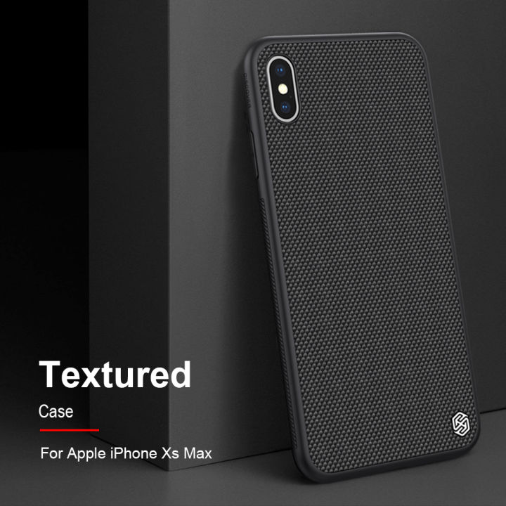 nillkin-textured-case-for-apple-xs-max-xr-matte-non-slip-back-phone-cover