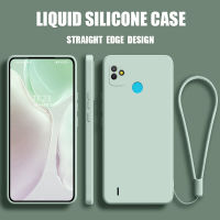 เคส Tecno Pop 5 4 case เคสกันกระแทกซิลิโคนเหลวแบบเต็มรูปแบบต้นฉบับสี่เหลี่ยมจัตุรัสตัวป้องกันกล้องด้านหลัง