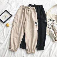 CODtianjia6731 [Hot-Selling Overalls Men/Ready Stock] Mens Street Wear Black Skinny Pants Casual Trendy Hong Kong Style chic Spring [Trendy Flagship Store]