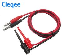 【Worth-Buy】 Cleqee P1039 1เซ็ต4มิลลิเมตรกล้วยเสียบเพื่อทดสอบตะขอคลิปทดสอบตะกั่วชุดเคเบิ้ล Mayitr Imax B6สำหรับมัลติมิเตอร์เครื่องมืออิเล็กทรอนิกส์