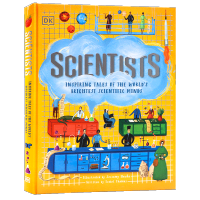 DK scientists stories in English original scientists teenagers popular science books childrens biography encyclopedia hardcover full-color illustrations DK Illustrated Encyclopedia series Hawking Newton, Madame Curie Einstein