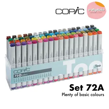 Copic Sketch Basic 72-color set illustration markers