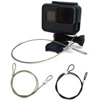 ▨ OOTDTY Safety 60cm Strap Stainless Steel Tether Lanyard Wrist Hand For GoPro Camera New