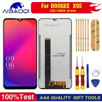 อะไหล่หน้าจอ LCD หน้าจอ LCD หน้าจอสัมผัสสำหรับ X95 DOOGEE ของแท้ใหม่ + เครื่องมือถอดแยกชิ้นส่วน