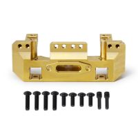 Steering Gear Front Brass Bracket Brass Bracket Steering Gear Fixing Seat Bumper Beam Counterweight for Traxxas TRX-4