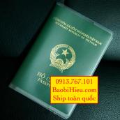 Vỏ bao hộ chiếu (passport) nhựa dẻo có khe đựng vé máy bay và các loại thẻ dạng PET và kích thước tương đương B132