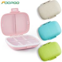 【YF】 8 Compartments Travel Pill Organizer Moisture-Proof Case Purse Daily Box Portable Medicine Vitamin Holder Containers