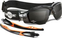 ToolFreak Spoggles, Safety Glasses and Protective Goggles, Eyewear Foam Padded for Comfort and Better Protection, ANSI Z87 Rated, Smoke Tinted Polycarbonate Lens with Impact and UV Protection Sports Smoke Lens