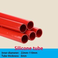 Universal Straight Silicone Hose/Tube 22-110MM Rubber Joiner Tube for Intercooler Cold air intake Pipe Car Turbo Intake Pipe Red Pipe Fittings Accesso