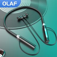 Olaf Bluetooth 5.0 Earphones TWS Wireless Earbuds Headphones Neckband Magnetic Sports Headset With Microphone For iphone Android