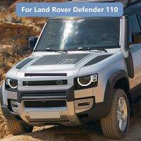 For Land Rover Defender 90 110 2020 Car Lage Matte Black Sport Front Engine Hood Decal Vinyl Graphics Front Hood 110 sticker