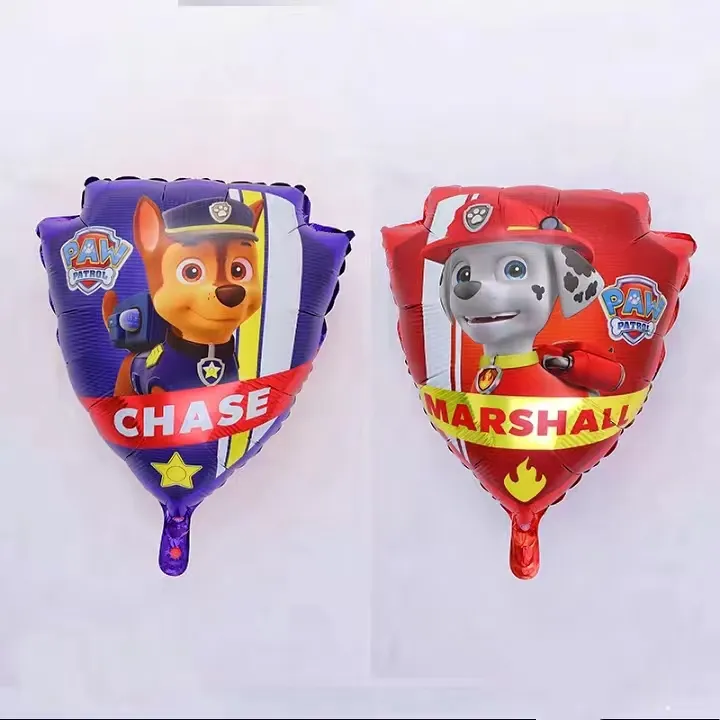 25 inches PAW Patrol theme double sided shield Marshall Chase happy