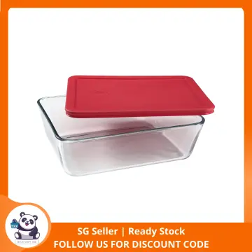 Pyrex Simply Store 11-Cup Rectangular Glass Food Storage Dish in 2023