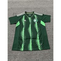 ✵✸ 2023 Hot Mens Jersey Saudi Arabia Home Football Jersey Green Jersey Short Sleeve Tops Football/Soccer Jersey Shirt Size S-2XL Saudi Arabia Men Jersey Tops