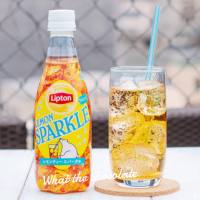 Lipton Lemon Sparkle เครื่องดื่มชามะนาวโซดา จากลิปตัน