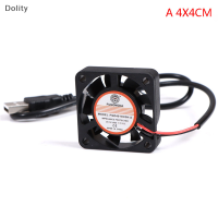 Dolity DC 5V USB brushless Sleeve BEARING Fen เครื่องคอมพิวเตอร์เย็นเย็นเย็นพัดลม Lot