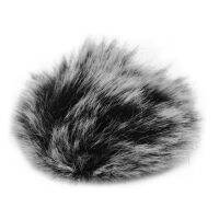 ไมโครโฟนหนีบไมโครโฟนกระจกหน้ารถ Furry windshield MIC muff เข้ากันได้กับ Boya M1 และไมโครโฟนปกอื่นๆส่วนใหญ่