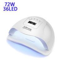 20217236W LED Lamp Nail Dryer 3618 LEDs UV Ice Lamp For Drying Gel Polish Auto Sensor 10306099s Timer Manicure Tools