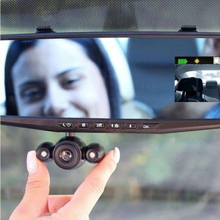 10quot-ips-กล้องติดรถยนต์หน้าปัดกระจกจอภาพ-dvr-รถรถแบบมีสองเลนส์กระจกมองหลังสตรีมไดรฟ์บันทึกกล้อง-hd-เต็มรูปแบบ