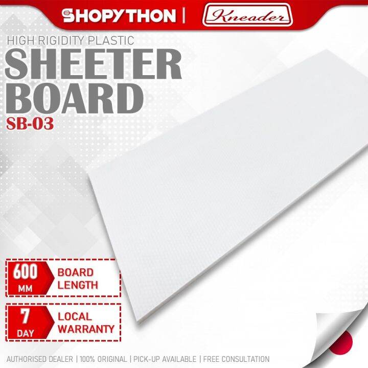 KNEADER Sheeter Board SB03 for RS101 High Rigidity Plastic Manual