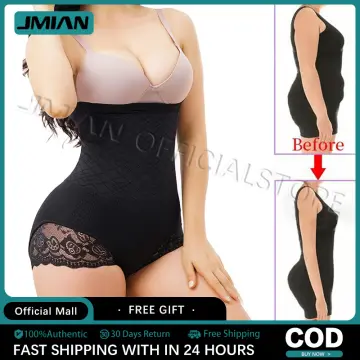 Women Sexy High Waist Lace Body Shaper Underwear Tummy Control