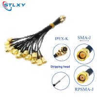 ﹍ 5PCS Antenna Converter Cable U.FL/IPX to SMA Male Connector RG1.13 Pigtail Cable SMA Plug to IPEX Antenna WiFi Cable RP-SMA-J