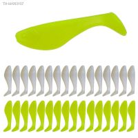 ♝﹉ 10Pcs Mini T-tail Mermaid Luya Bait Silicone Lemon Yellow Two-color Soft Lure 4Cm1g Alice Bass Horse Mouth Simulation Fake Bait