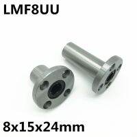 □♝✎ 2pcs LMF8UU LMF8 flange ball bearing Used for 8mm linear guide Free shipping 8x15x24 mm