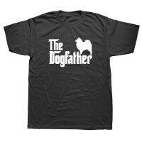 ด้านบนประเดิม Samoyed Dogfather เสื้อ T วันเกิดตลก U Nisex กราฟิกแฟชั่นใหม่ผ้าฝ้ายแขนสั้นฮาราจูกุพจนานุกรม De