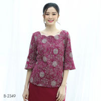 MIKIKO Blouse MI-B2349 ลูกไม้ราเชล แขนยาว IGPU22-10