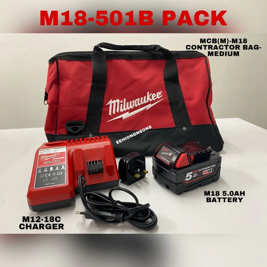 Milwaukee M18 18-Volt Lithium-Ion HIGH OUTPUT Starter Kit With XC Battery  And Rapid Charger 48-59-1880 The Home Depot