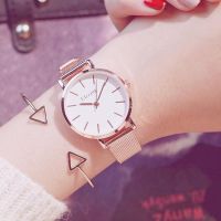 ins womens watch female student Korean version simple trend ulzzang waterproof fashion model 2018 new rose gold