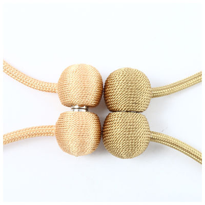 1pc Simple Magnetic Ball Curtain Tiebacks Curtain Holder Buckle Rope Curtains Accessories Curtain Decorative Home Decoration