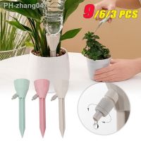 3/6/9Pcs Adjustable Drip Irrigation System Indoor Outdoor Potted Plants Automatic Self-flowing Watering Spikes Gardening Tools