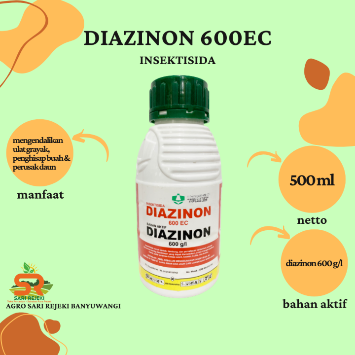DIAZINON 600EC 500ML INSEKTISIDA Lazada Indonesia