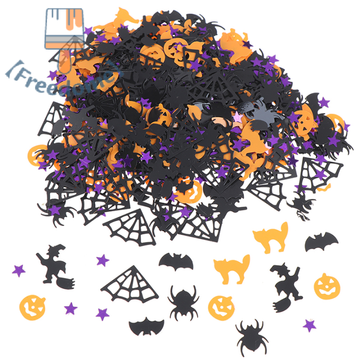 freedome-15g-halloween-confetti-ฟักทองแมงมุมแม่มด-confetti-โรยตกแต่งโต๊ะ