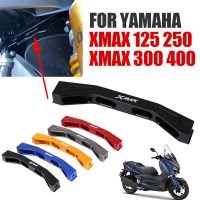 ด้ามจับกันสั่นสำหรับยามาฮ่า XMAX 300 XMAX300 X-MAX XMAX250 250 125 400อุปกรณ์เสริมติดด้านหลังมอเตอร์ไซค์ที่ค้ำรับแรงกระแทก