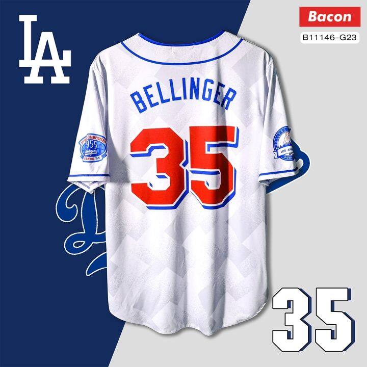 เสื้อกีฬาเบสบอล-เสื้อแฟชั่น-la-dodgers-35