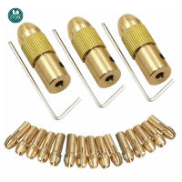 7pcs/set 2.35/3.17/4.05/5.05mm Brass Dremel Collet Mini Drill Chucks For Electric Motor Shaft Drill Bit Tool Drill Chuck Adapter