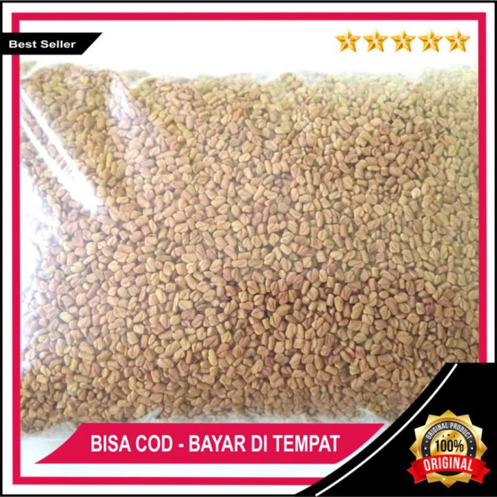 Biji Klabet Fenugreek Murni 1kg Surabaya 100 Asli Dan Alami Lazada