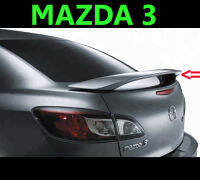 (ดำด้าน) สปอยเลอร์  Spoiler Mazda 3 2005 2006 2007 2008 2009 2010 2011 2012 2013  (พ่นสีทับได้เลย) (ส่งฟรี)