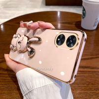 เคสสมาร์ทโฟนพร้อมส่ง A38 OPPO 4G / OPPOA38 2023ใหม่พร้อมตัวยึดแท่งดึงรูปกระต่ายน่ารักฝาหลังกล้องกันกระแทกสำหรับ OppoA38 4G