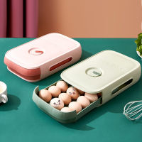 Egg Storage Containers Drawer Organizer e Plastic With Lid Storage Egg Refrigerator Kitchen Organizer Drawer Egg Tray