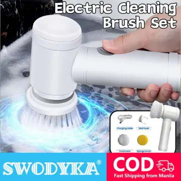 1 Set Multi-functional Electric Cleaning Brush, Household Pot