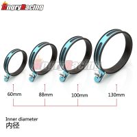 ○ 60mm 88mm 100mm 130mm In diameter Holder Clamp Fixed Ring Support Bracket For Universal Motorcycle Exhaust Pipe Muffler Escape