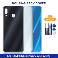 สำหรับ Samsung Galaxy A30แบตเตอรี่ A305ปลอกหุ้มช่องหลังฝาหลังพร้อมโลโก้อะไหล่สำหรับซ่อม