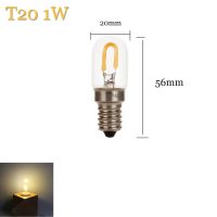 หลอดไฟ E14 T20 Led หลอดไส้สไตล์วินเทจหลอดเอดิสัน220V 230V 240V 1W 3W 4W 6W โคมไฟหลอดโบราณ T20 2700K สีขาวอบอุ่น