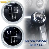 โครเมี่ยม56ความเร็วรถเกียร์ลูกบิดฝาครอบสำหรับ VW P Assat B6 2005-2011 B7 2010-2014 CC 2009-2012คันเกียร์หัวหน้าปก