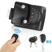 สังกะสีอัลลอยด์ RV Keyless Entry ที่จับล็อคประตูสลักปุ่มกด &amp; Fob 20M รีโมทคอนโทรลไร้สายสำหรับรถพ่วง Caravan Camper รถบรรทุก