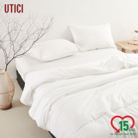 UTICI ผ้านวม/ผ้าห่ม（1ชิ้น）Quilt ไส้ผ้านวม สไตล์มินิมอล 5ฟุต/6ฟุต ผ้าฝ้ายแท้ 100% นุ่ม สบาย สีขาว hotel guest house